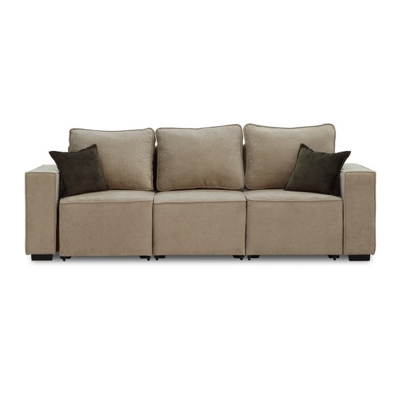 Հավաքածու HOBEL LOTUS 3+2+1 F/P CAPPUCCINO BELLA 3/NIAGARA BROWN (15) 