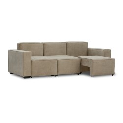 Гарнитур HOBEL LOTUS 3+2+1 F/P CAPPUCCINO BELLA 3/NIAGARA BROWN (15) 