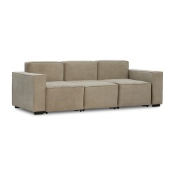 Гарнитур HOBEL LOTUS 3+2+1 F/P CAPPUCCINO BELLA 3/NIAGARA BROWN (15) 