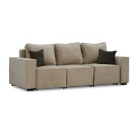 Гарнитур HOBEL LOTUS 3+2+1 F/P CAPPUCCINO BELLA 3/NIAGARA BROWN (15) 