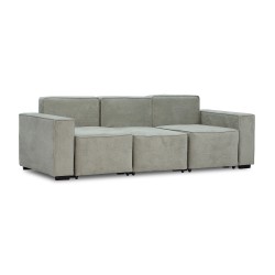 Гарнитур HOBEL LOTUS 3+2+1 F/P LIGHT GREY BELLA 12/NIAGARA GREY (15) 