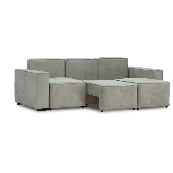 Sofa set HOBEL LOTUS 3+2+1 F/P LIGHT GREY BELLA 12/NIAGARA GREY (15) 