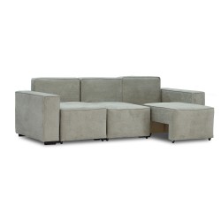 Гарнитур HOBEL LOTUS 3+2+1 F/P LIGHT GREY BELLA 12/NIAGARA GREY (15) 