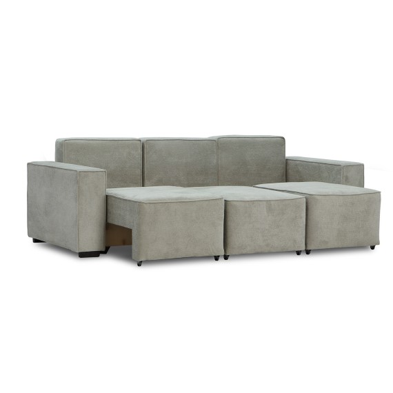 Sofa set HOBEL LOTUS 3+2+1 F/P LIGHT GREY BELLA 12/NIAGARA GREY (15) 