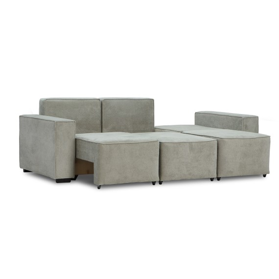 Sofa set HOBEL LOTUS 3+2+1 F/P LIGHT GREY BELLA 12/NIAGARA GREY (15) 