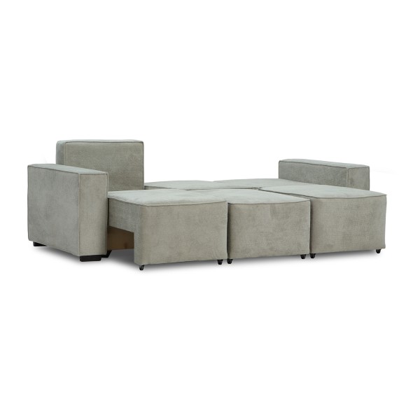 Sofa set HOBEL LOTUS 3+2+1 F/P LIGHT GREY BELLA 12/NIAGARA GREY (15) 