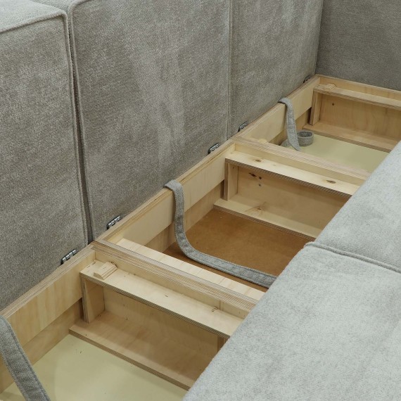 Sofa set HOBEL LOTUS 3+2+1 F/P LIGHT GREY BELLA 12/NIAGARA GREY (15) 