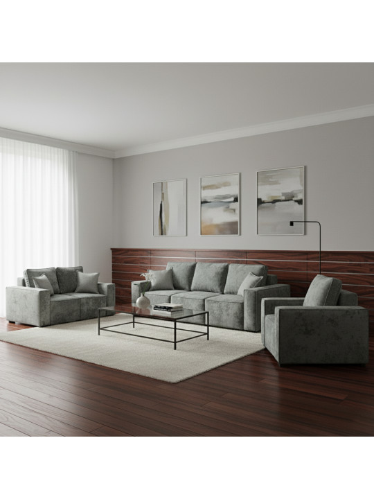 Հավաքածու HOBEL LOTUS 3+2+1 GREY MONACO 14/ INFINITY 911 (15) 