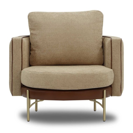 Гарнитур HOBEL MARIA 3+1+1 KAX7004 GOLD / HONEY PHANTOM 6/ LIGHT BROWN BONCUK 6 (3) 