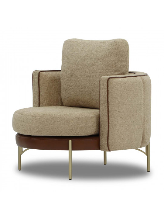 Sofa set HOBEL MARIA 3+1+1 KAX7004 GOLD / HONEY PHANTOM 6/ LIGHT BROWN BONCUK 6 (3) 