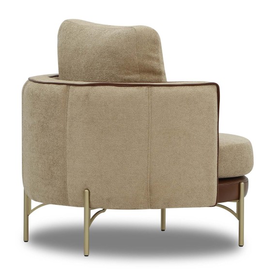 Гарнитур HOBEL MARIA 3+1+1 KAX7004 GOLD / HONEY PHANTOM 6/ LIGHT BROWN BONCUK 6 (3) 