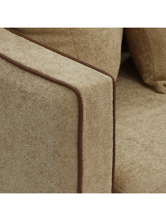 Sofa set HOBEL MARIA 3+1+1 KAX7004 GOLD / HONEY PHANTOM 6/ LIGHT BROWN BONCUK 6 (3) 