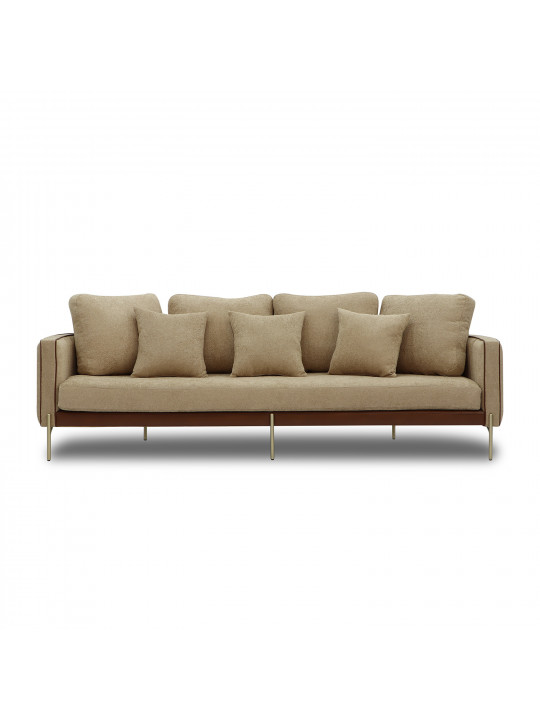 Sofa set HOBEL MARIA 3+1+1 KAX7004 GOLD / HONEY PHANTOM 6/ LIGHT BROWN BONCUK 6 (3) 