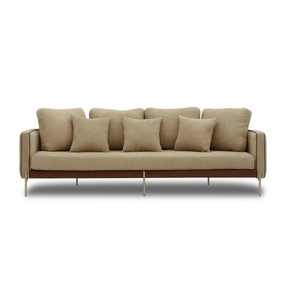Гарнитур HOBEL MARIA 3+1+1 KAX7004 GOLD / HONEY PHANTOM 6/ LIGHT BROWN BONCUK 6 (3) 