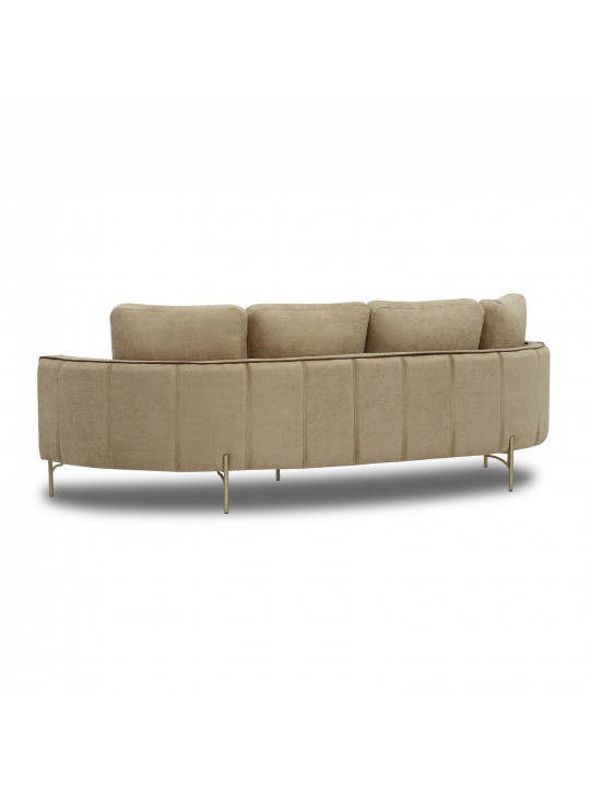 Sofa set HOBEL MARIA 3+1+1 KAX7004 GOLD / HONEY PHANTOM 6/ LIGHT BROWN BONCUK 6 (3) 