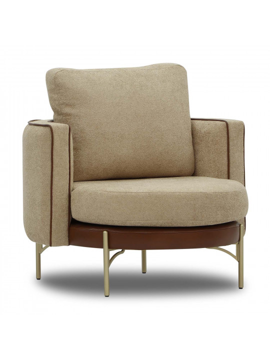 Sofa set HOBEL MARIA 3+1+1 KAX7004 GOLD / HONEY PHANTOM 6/ LIGHT BROWN BONCUK 6 (3) 