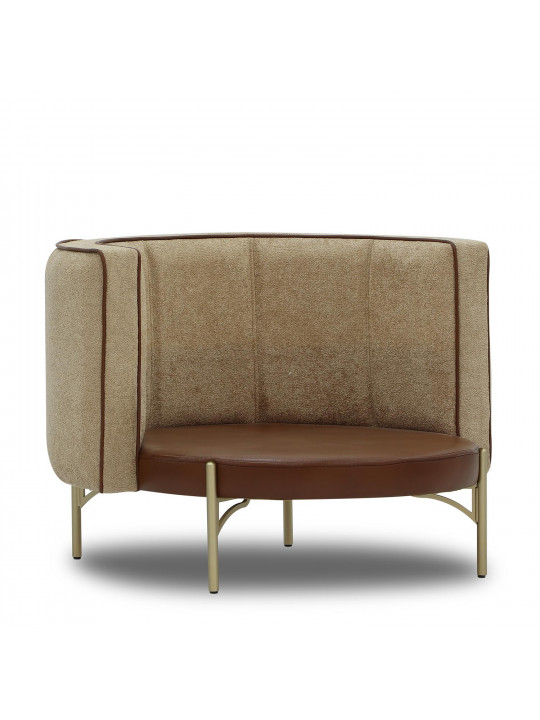 Sofa set HOBEL MARIA 3+1+1 KAX7004 GOLD / HONEY PHANTOM 6/ LIGHT BROWN BONCUK 6 (3) 