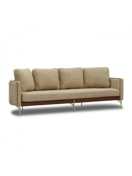Sofa set HOBEL MARIA 3+1+1 KAX7004 GOLD / HONEY PHANTOM 6/ LIGHT BROWN BONCUK 6 (3) 