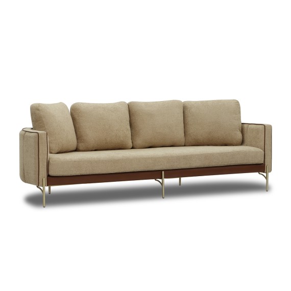 Гарнитур HOBEL MARIA 3+1+1 KAX7004 GOLD / HONEY PHANTOM 6/ LIGHT BROWN BONCUK 6 (3) 