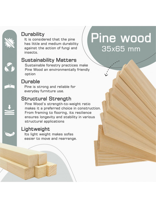 Sofa set HOBEL MARK 3+1+1 DARK GREY MONACO 15 / LIGHT GREY MONACO 13 (3) 