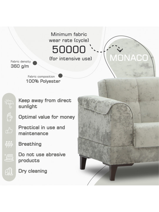 Հավաքածու HOBEL MARK 3+1+1 LIGHT CAPPUCCINO MONACO 4/ DARK CAPPUCCINO MONACO 5 (3) 