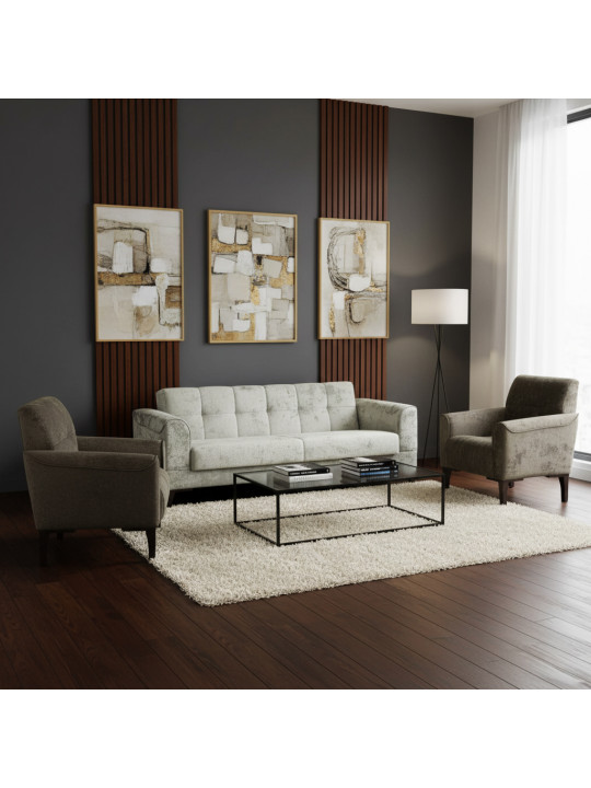 Հավաքածու HOBEL MARK 3+1+1 LIGHT CAPPUCCINO MONACO 4/ DARK CAPPUCCINO MONACO 5 (3) 