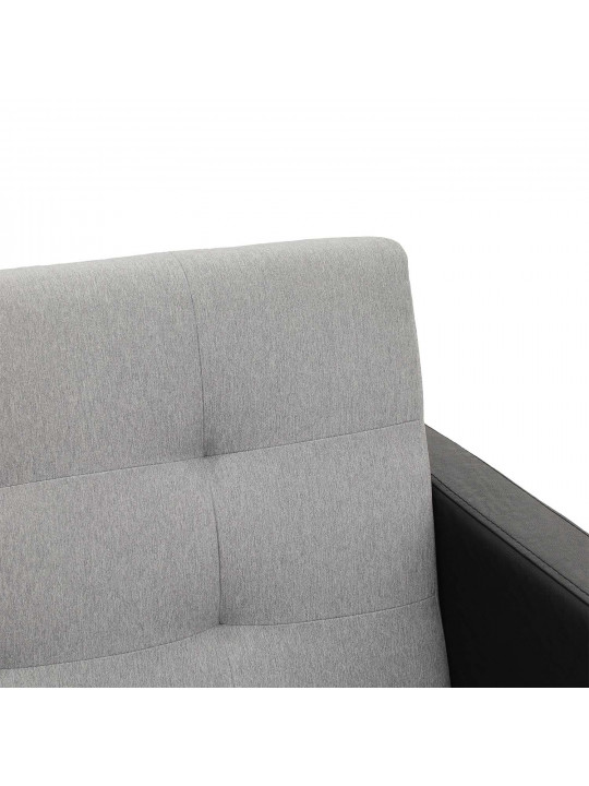 Sofa set HOBEL MARVEL 3+1+1 BLACK 4503/LIGHT GREY SCANDI 17 (4) 