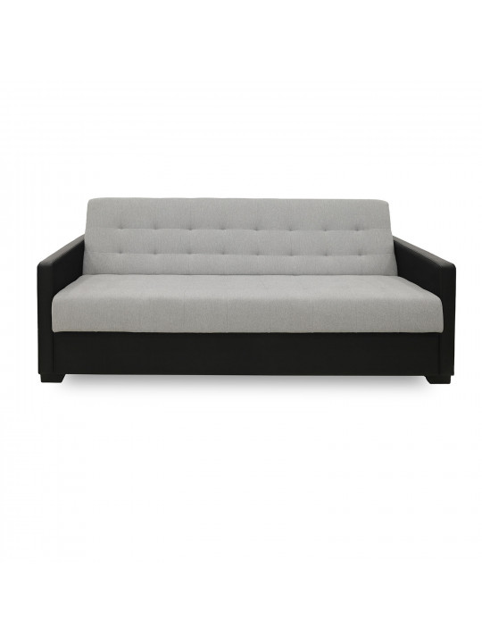 Sofa set HOBEL MARVEL 3+1+1 BLACK 4503/LIGHT GREY SCANDI 17 (4) 
