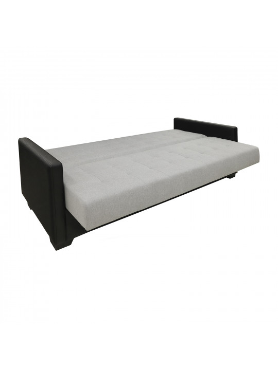Sofa set HOBEL MARVEL 3+1+1 BLACK 4503/LIGHT GREY SCANDI 17 (4) 