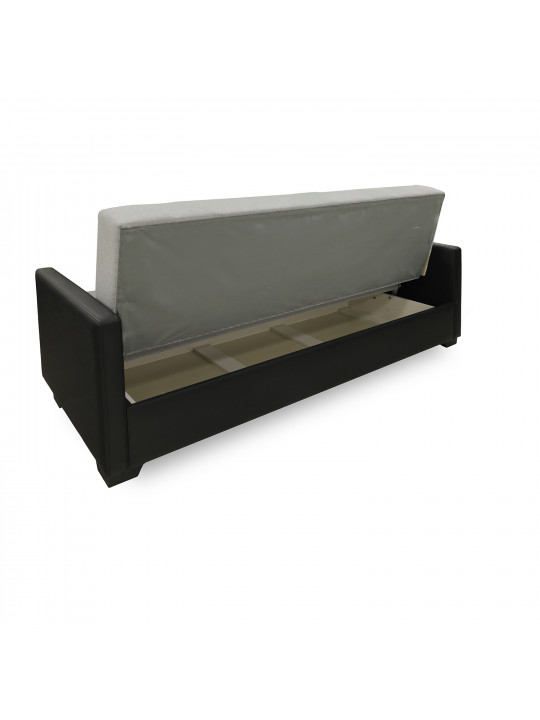 Sofa set HOBEL MARVEL 3+1+1 BLACK 4503/LIGHT GREY SCANDI 17 (4) 