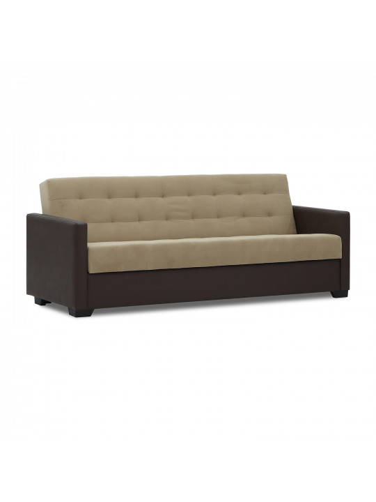 Sofa set HOBEL MARVEL 3+1+1 BROWN 3673/ LIGHT BROWN VIVALDI 21 (4) 