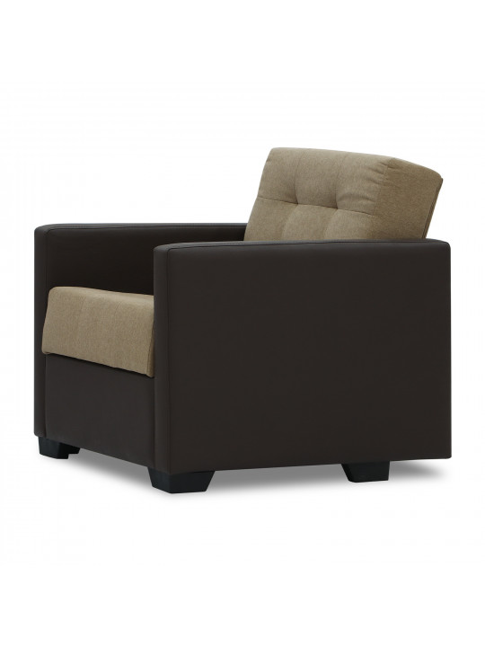 Sofa set HOBEL MARVEL 3+1+1 COFFEE V460/ BEIGE SCANDI 4 (4) 