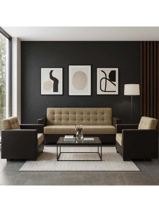 Հավաքածու HOBEL MARVEL 3+1+1 COFFEE V460/ BEIGE SCANDI 4 (4) 