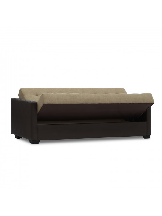 Sofa set HOBEL MARVEL 3+1+1 COFFEE V460/ BEIGE SCANDI 4 (4) 