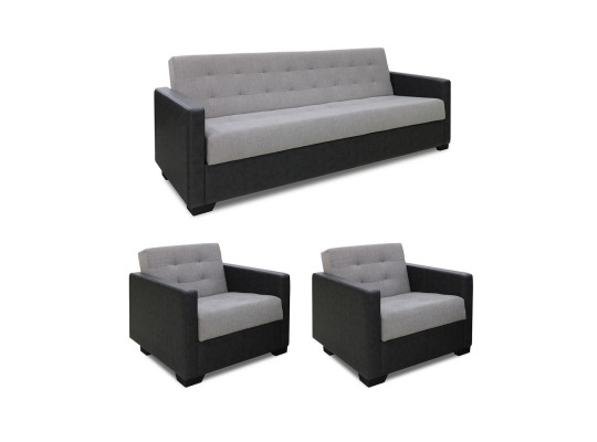 Հավաքածու HOBEL MARVEL 3+1+1 GRAY 8410/ GRAY SCANDI 18 (4) 