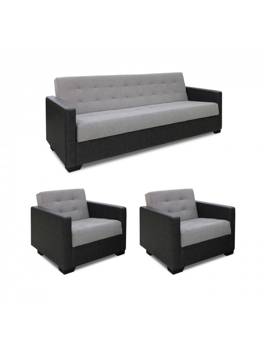 Հավաքածու HOBEL MARVEL 3+1+1 GRAY 8410/ GRAY SCANDI 18 (4) 