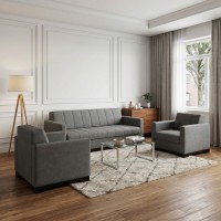 Гарнитур HOBEL MILA 3+1+1 GREY SCANDI 22 (3) 