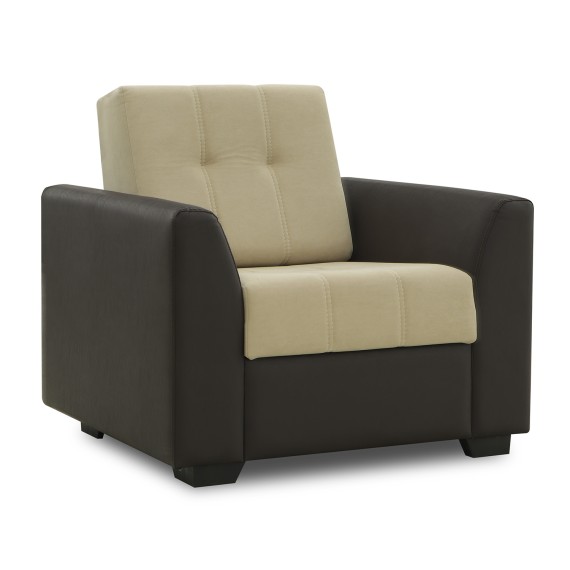 Հավաքածու HOBEL MODERN LUX 3+1+1 F/R BROWN 3673/ CREAM LEONARDO 3 (4) 
