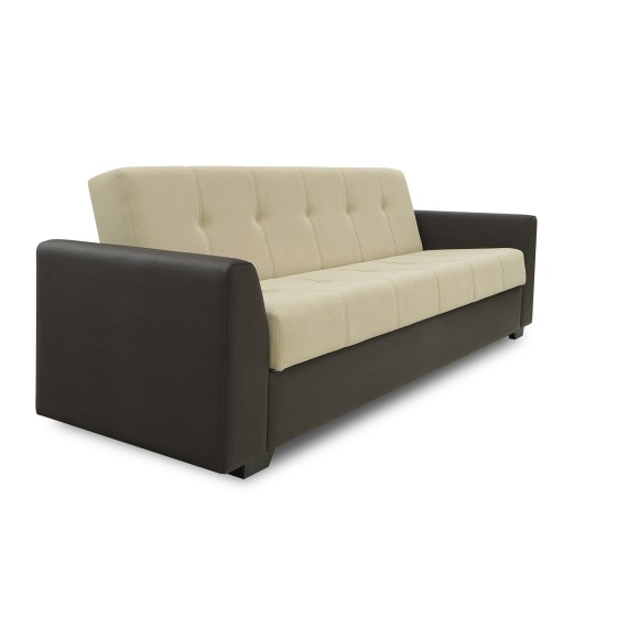 Հավաքածու HOBEL MODERN LUX 3+1+1 F/R BROWN 3673/ CREAM LEONARDO 3 (4) 