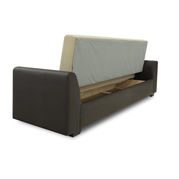 Հավաքածու HOBEL MODERN LUX 3+1+1 F/R BROWN 3673/ CREAM LEONARDO 3 (4) 