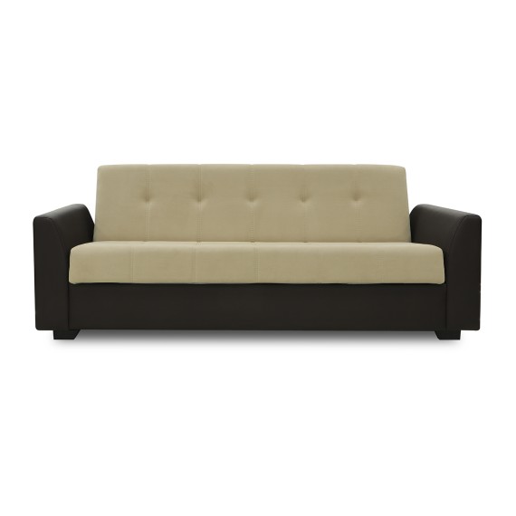Հավաքածու HOBEL MODERN LUX 3+1+1 F/R BROWN 3673/ CREAM LEONARDO 3 (4) 