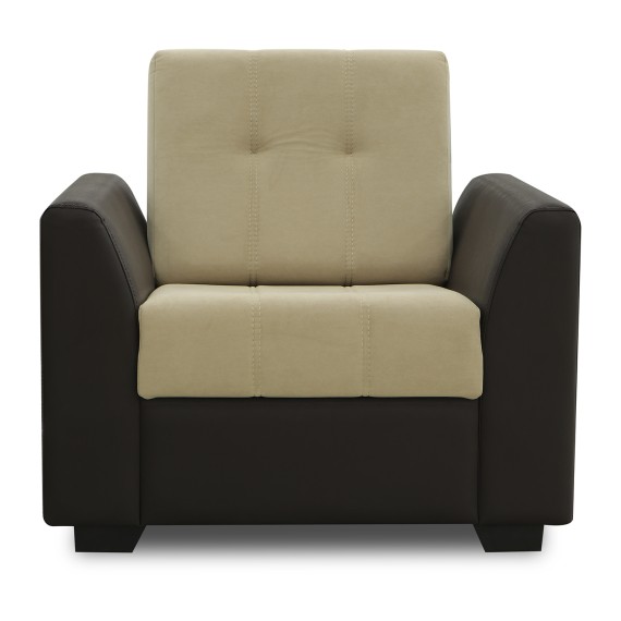 Հավաքածու HOBEL MODERN LUX 3+1+1 F/R BROWN 3673/ CREAM LEONARDO 3 (4) 