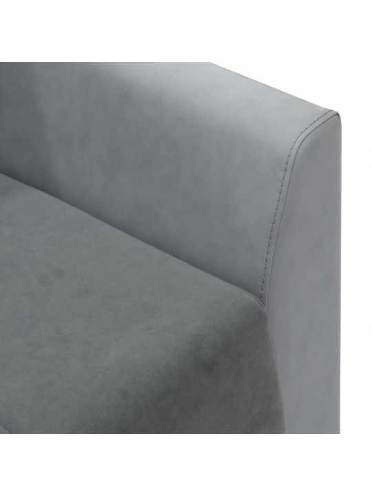 Sofa set HOBEL MODERN LUX 3+1+1 LIGHT GREY 8409/ DARK GREY LEONARDO 15 (4) 