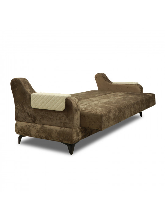 Sofa set HOBEL OLIVIA 3+1+1 DARK CAPPUCCINO MONACO 5/INFINITY 103 (4) 