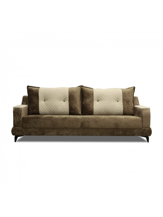 Sofa set HOBEL OLIVIA 3+1+1 DARK CAPPUCCINO MONACO 5/INFINITY 103 (4) 