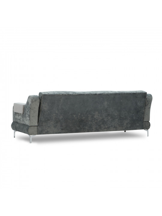 Հավաքածու HOBEL OLIVIA 3+1+1 KAX 0419 METAL/GREY MONACO 14/GREY BUKLE 9 (4) 