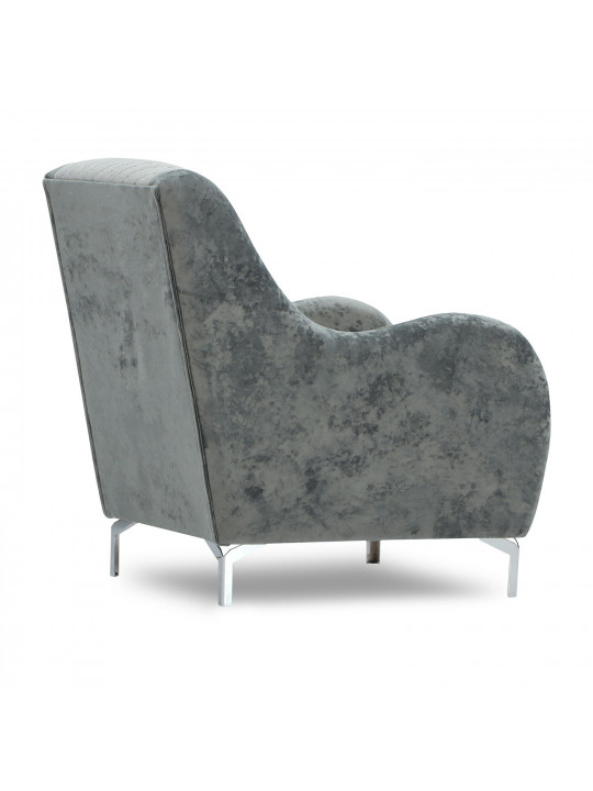 Հավաքածու HOBEL OLIVIA 3+1+1 KAX 0419 METAL/GREY MONACO 14/GREY BUKLE 9 (4) 