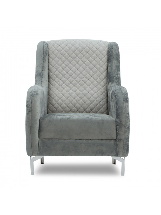 Հավաքածու HOBEL OLIVIA 3+1+1 KAX 0419 METAL/GREY MONACO 14/GREY BUKLE 9 (4) 