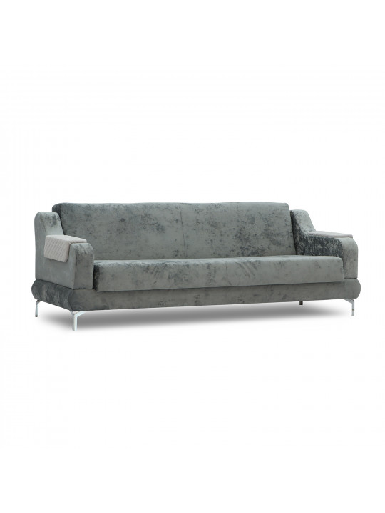 Հավաքածու HOBEL OLIVIA 3+1+1 KAX 0419 METAL/GREY MONACO 14/GREY BUKLE 9 (4) 