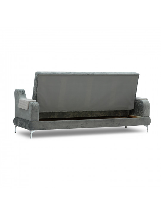 Հավաքածու HOBEL OLIVIA 3+1+1 KAX 0419 METAL/GREY MONACO 14/GREY BUKLE 9 (4) 